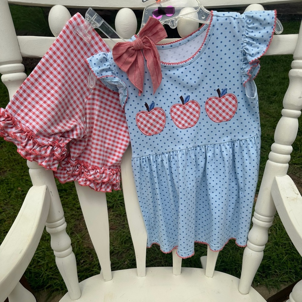 First Day of School Apple Set